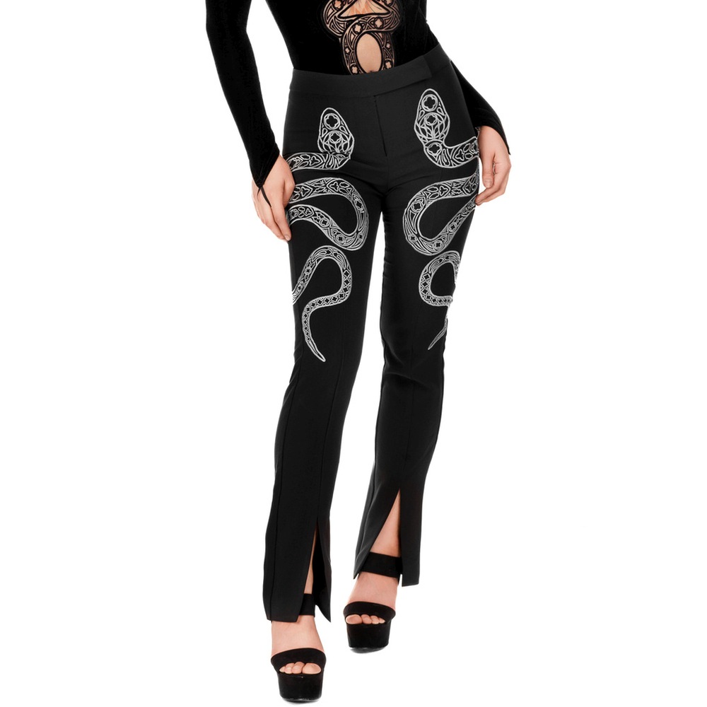 Restyle - Cathedral Snake Pants standard fit - Black